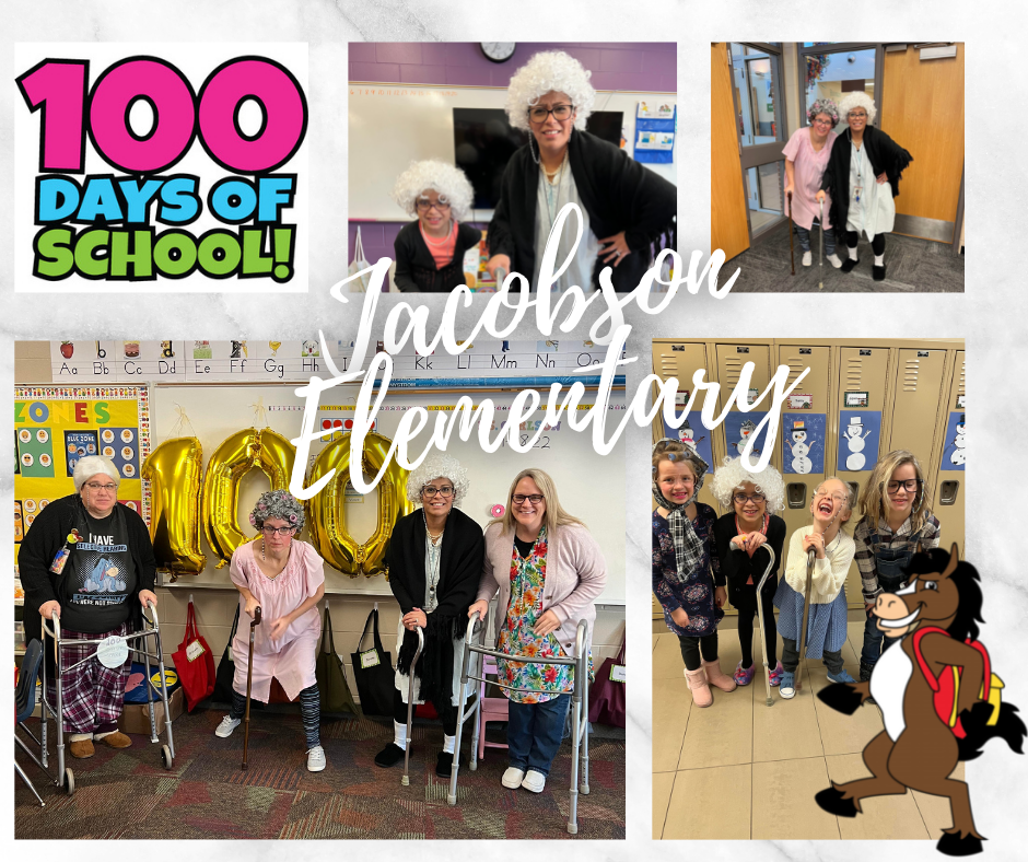 100 Days of School at Jacobson Elementary BelmondKlemme